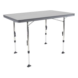 table rectangulaire grise al-247 en aluminium 110 x 70 cm - crespo 400468