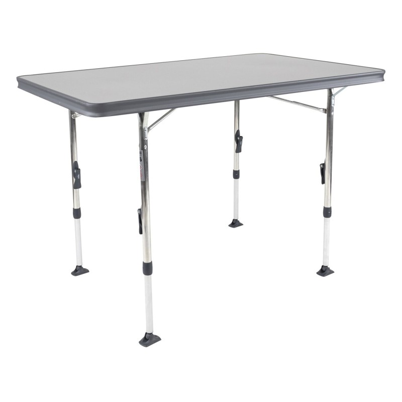 table rectangulaire grise al-247 en aluminium 110 x 70 cm - crespo 400468