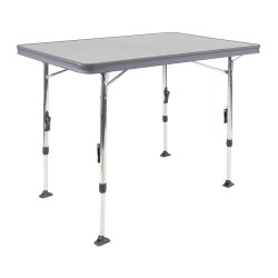 table rectangulaire grise al-246 en aluminium 101 x 65 cm - crespo 400467