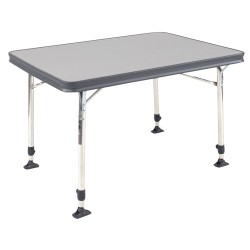 table rectangulaire grise al-245 en aluminium 80 x 60 cm - crespo 400466