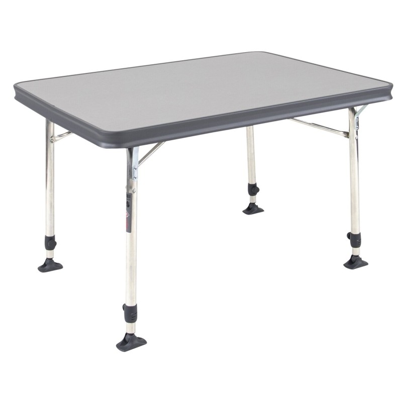 table rectangulaire grise al-245 en aluminium 80 x 60 cm - crespo 400466