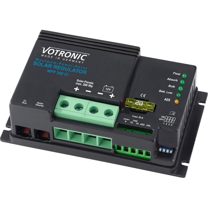 régulateur de charge mppt régulateur de charge mppt ci260 - votronic 394569