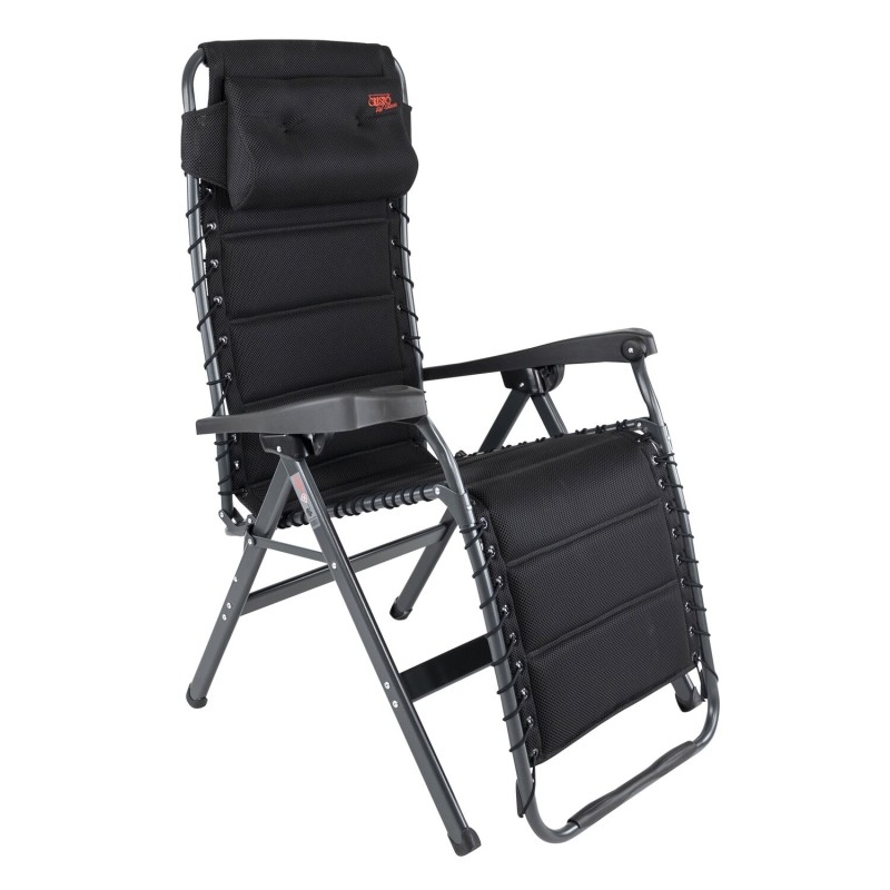 relax air deluxe gris avec repose-tête noir ap-232-ad - crespo 400479
