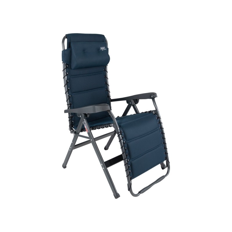 relax air deluxe gris avec repose-tête bleu - crespo 400480