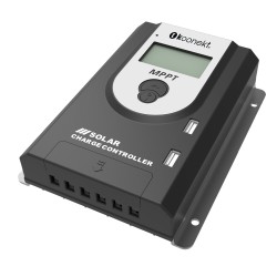 régulateur solaire mppt lcd 10a - koonekt 396276