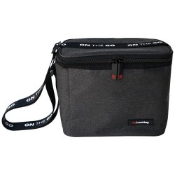 Sac isotherme Lunch Bag 4 L Noir Chiné - On The Go - IRIS 349971