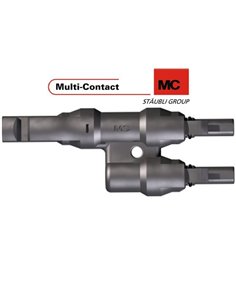 Connecteur de dérivation 'y' mc4 femelle-male-male - Multi Contact -