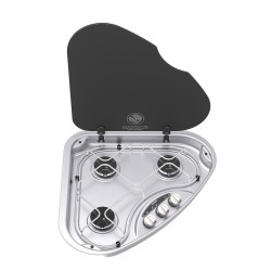 réchaud encastrable 3 feux basic line 330 version droite - thetford 395988