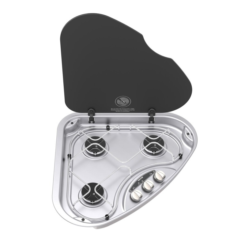 réchaud encastrable 3 feux basic line 330 version gauche - thetford 389639