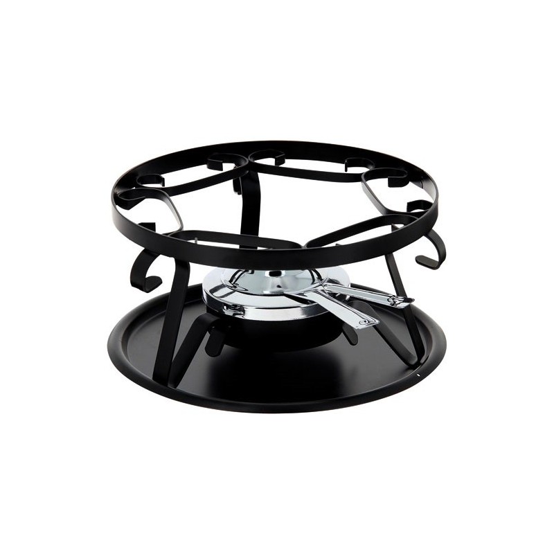 Réchaud à fondue - Métal noir - TABLE ET COOK 345354