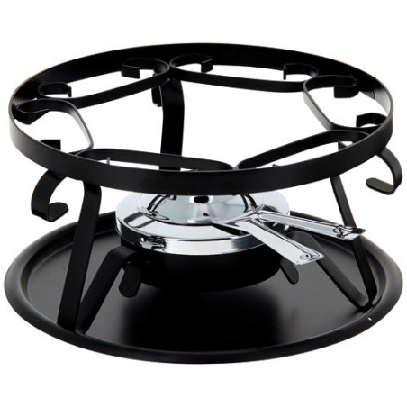 Réchaud à fondue - Métal noir - TABLE ET COOK 345354