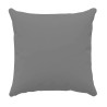 taie d'oreiller en lyocell gris 60 x 60 cm - incasa 396566