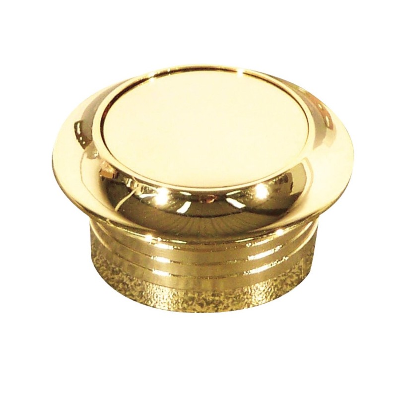 rosace + bouton doré épaisseur de porte 19 mm 396818