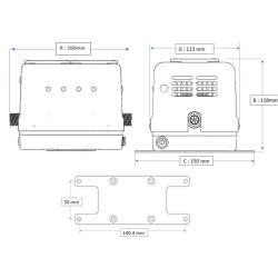 Purificateur d'eau UV-C Oji Camp 8L/min  - UVOJI 358384