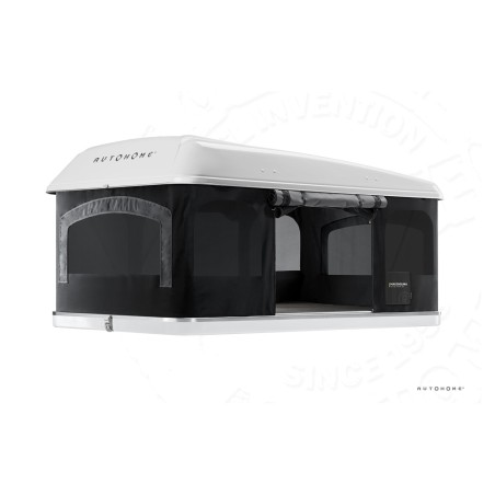 tente de toit maggiolina grand tour 360° small x-long coloris carbone - autohome 398444
