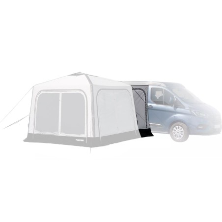 tunnel de raccordement pour auvent triton - hauteur de montage 180-210 cm - westfield 401028