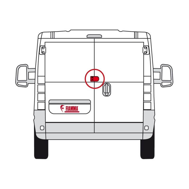 kit safe door double door trafic - fiamma 399552