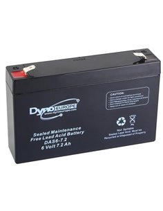 Accu acide-plomb 6v-7 2ah 150x34x100mm - TOOL LAND - 5415239001325