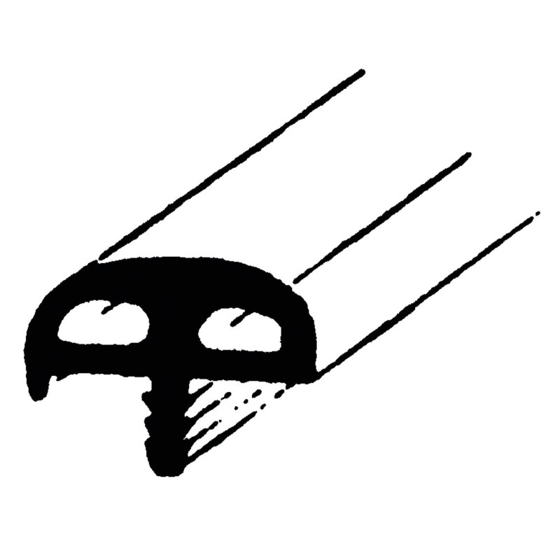 bande de chant absorbante antichoc gris clair 396845