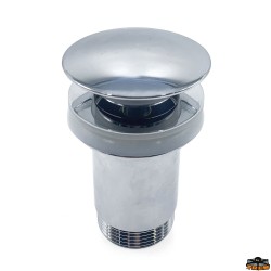 bonde droite en laiton chromé - trem 395154