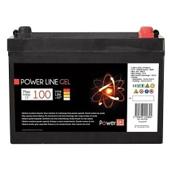 batterie auxiliaire power line gel 120ah - powerlib' 396311