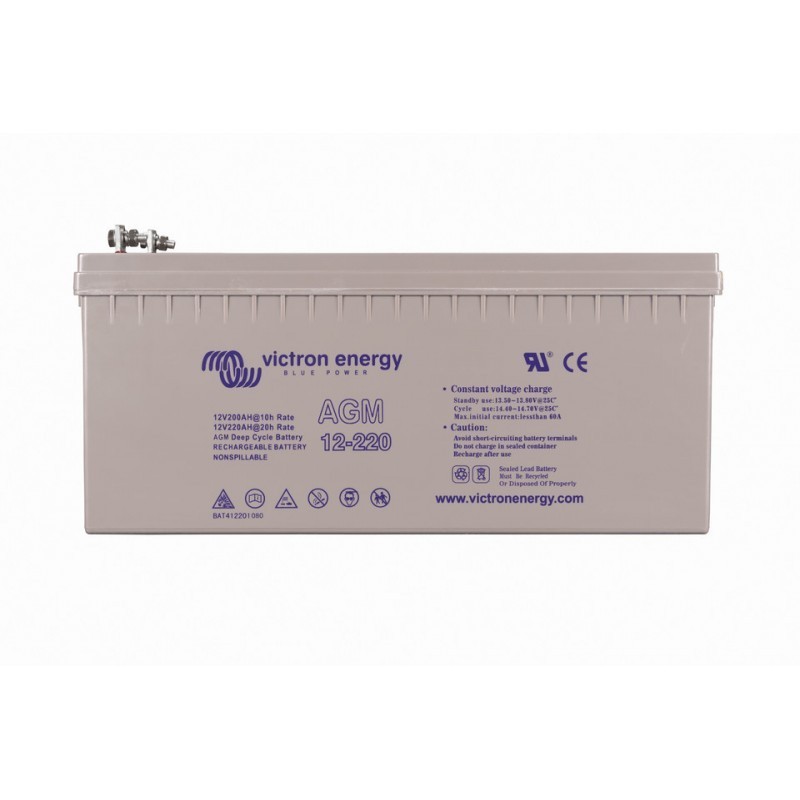 batterie agm 220a victron - victron energy 401683