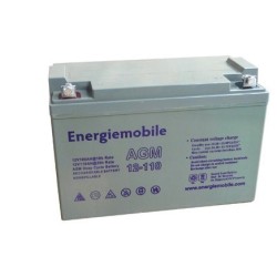 Batterie agm 12v 110ah pour utilisation solaire 2292