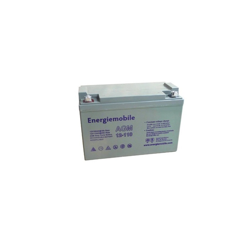 Batterie agm 12v 110ah pour utilisation solaire 2292