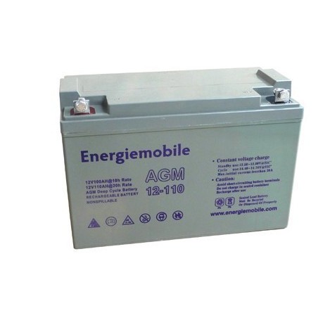Batterie agm 12v 110ah pour utilisation solaire 2292