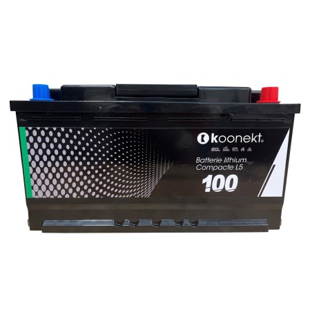 batterie lithium compacte 100ah - koonekt 394835
