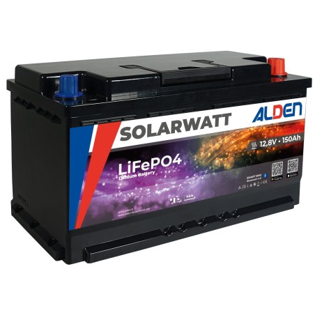 batterie solarwatt lifepo4 150ah avec chauffage intégré - alden 389801