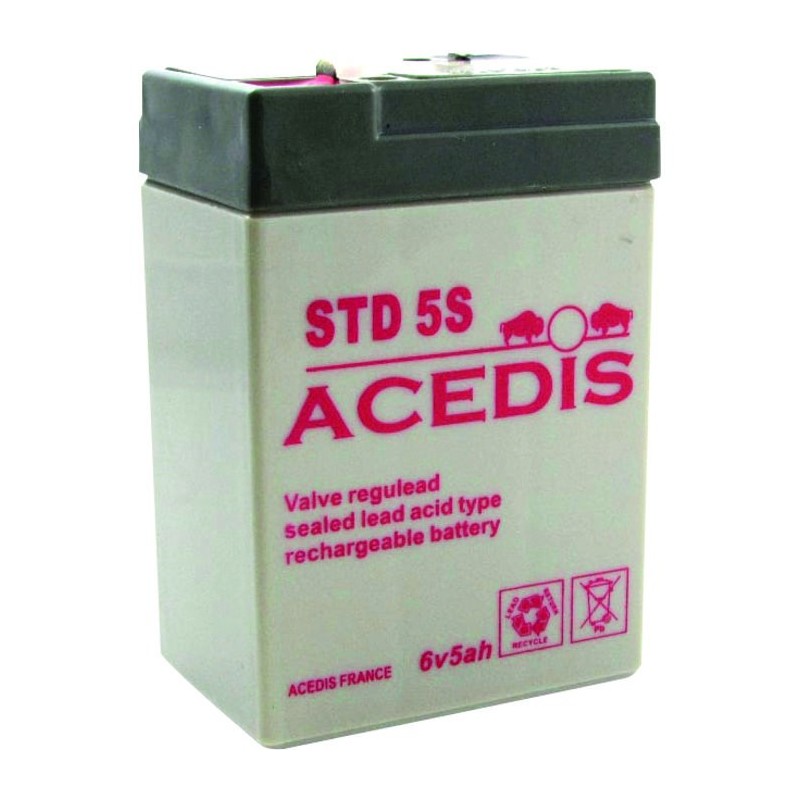 batterie plomb 6v5ah 339356