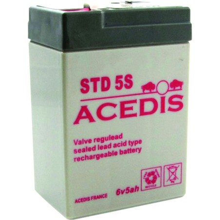 batterie plomb 6v5ah 339356