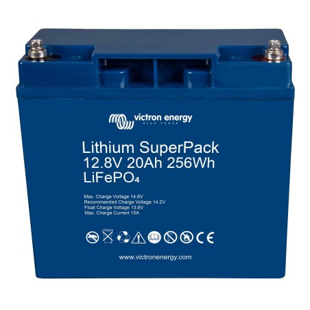 batterie litihum super pack 12,8v / 20ah m5 - victron 389773
