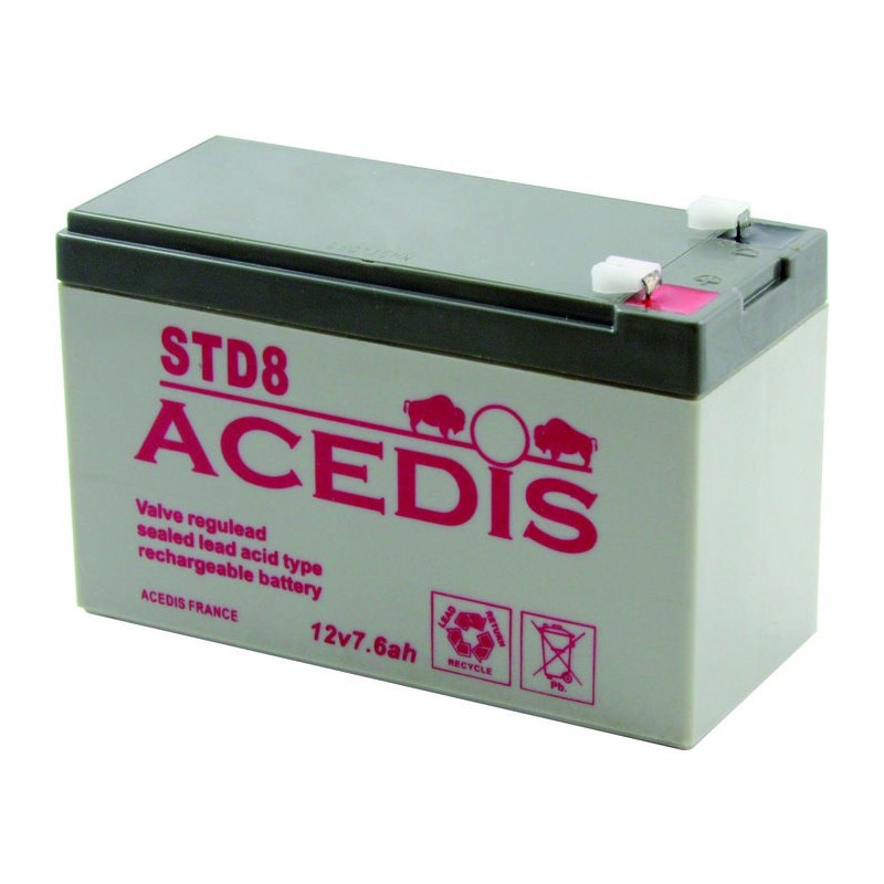 batterie plomb 12v7,7ah 339361