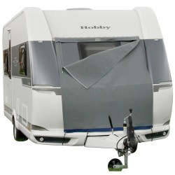 bâche de protection avant pour caravane 165 x 200 cm - hindermann 397037