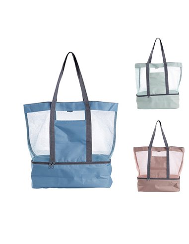Sac De Plage Avec Glacière 53x16x39cm Couleurs Assorties Cool - Générique - 5709386895891