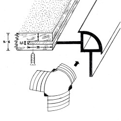 coin de profil d'assemblage gris 396855