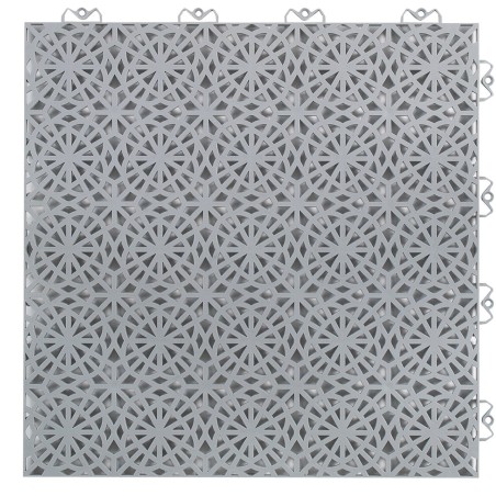 coin de finition gris pour caillebotis xl - bergo 395563