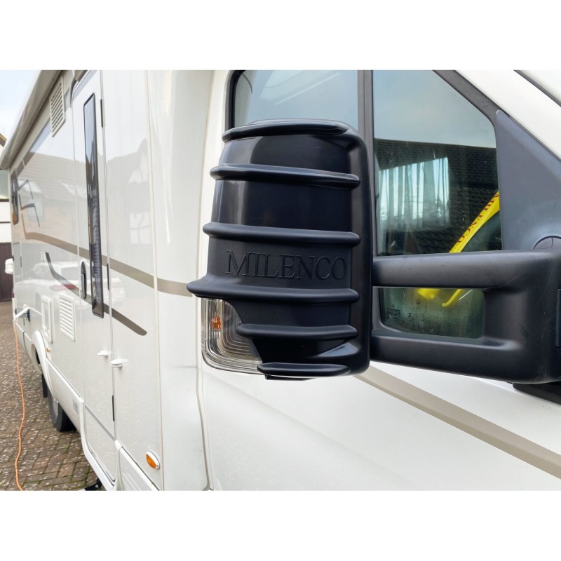 coques bumper de protection pour rétroviseur sprinter à partir de 2007 - noir - milenco 389521