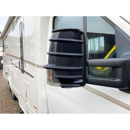 coques bumper de protection pour rétroviseur sprinter à partir de 2007 - noir - milenco 389521