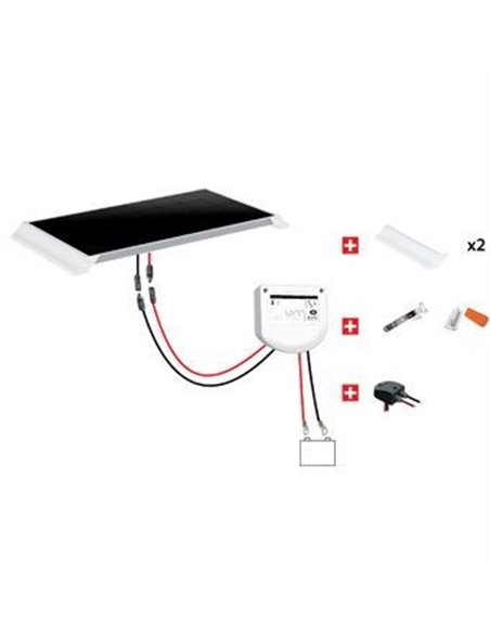 Kit Camping-Car 150w 12v Panneau Back Contact - Régulateur Mppt - KIT CAMPING-CAR 150W 12V - UNI - UNITECK -