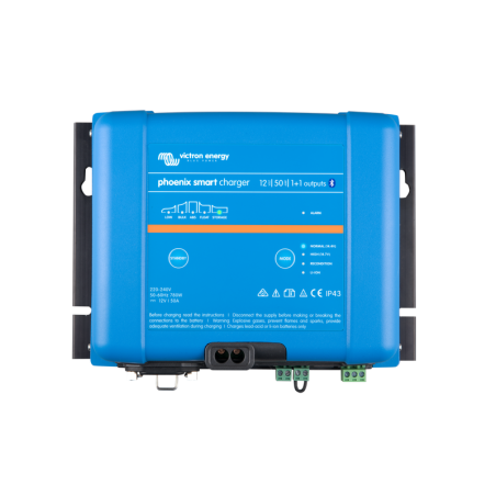 chargeur phoenix smart ip43 50a 120-240v victron - victron energy 401812