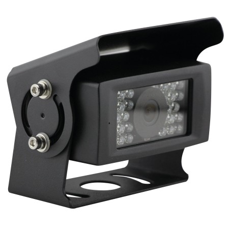 caméra de recul filaire 28 leds noire - equinoxe 396168