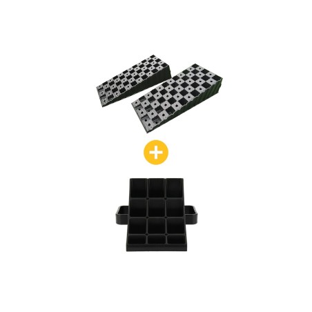 cales wedge + cale roue - milenco 400029