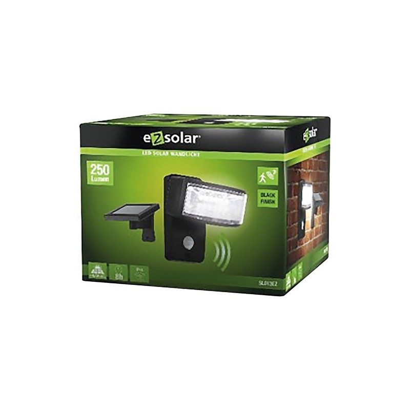 Applique solaire 250 lumens 12 leds détecteur mouvements - EZSOLAR 347021