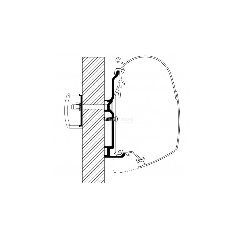 adaptateur de stores burstner 4 m - thule