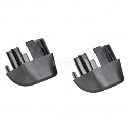embout de rail noir (lot de 2) - thule