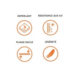 Fauteuil director BAHIA gris pour camping-car - SOPLAIR