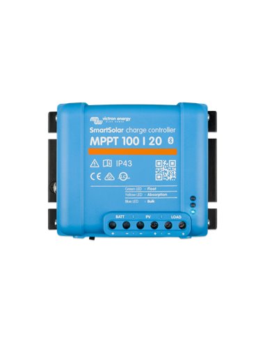 MPPT VICTRON 100/20 SmartSolar Bluetooth - Victron Energy - Victron - 8719076043027